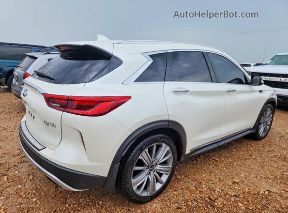 3PCAJ5CA0MF122948 2021 INFINITI QX50 White Հետևի աջ