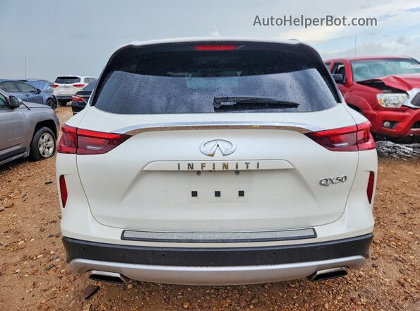 3PCAJ5CA0MF122948 2021 INFINITI QX50 White Հետևի տեսք