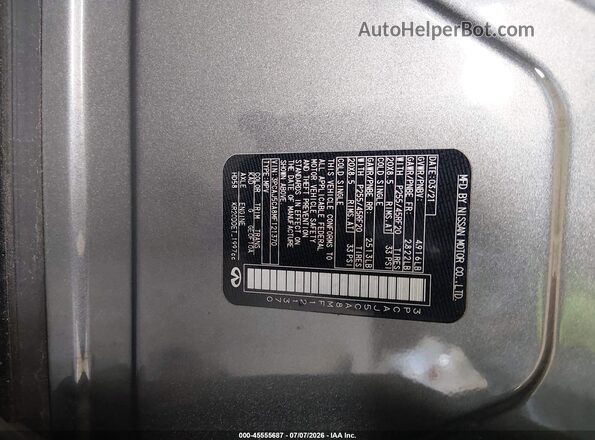 3PCAJ5CA8MF121370 2021 INFINITI QX50 Gray Շարժիչի բաժամունքի տեսք