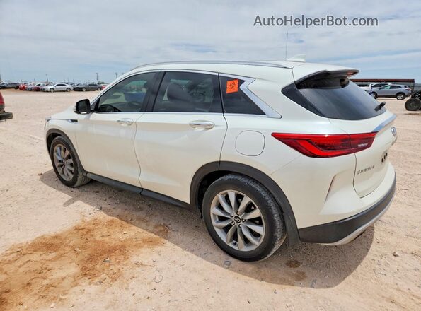 3PCAJ5CA9MF122057 2021 INFINITI QX50 Белый Задняя левая четверть