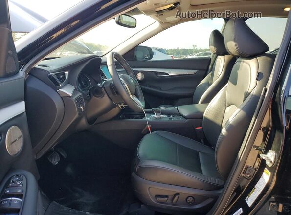 3PCAJ5CB0NF119431 2022 INFINITI QX50 Black Вид салону спереду