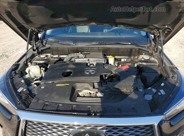 3PCAJ5CB0NF119431 2022 INFINITI QX50 Black Вид підкапотного простору