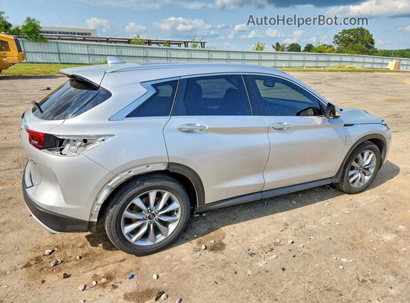 3PCAJ5CB1MF106363 2021 INFINITI QX50 Silver Задня права чверть
