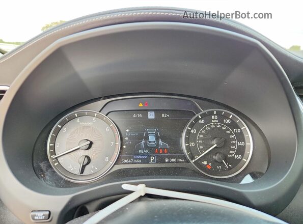 3PCAJ5CB1MF106363 2021 INFINITI QX50 Silver Вид щитка приладів