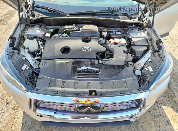 3PCAJ5CB1MF106363 2021 INFINITI QX50 Silver Вид підкапотного простору