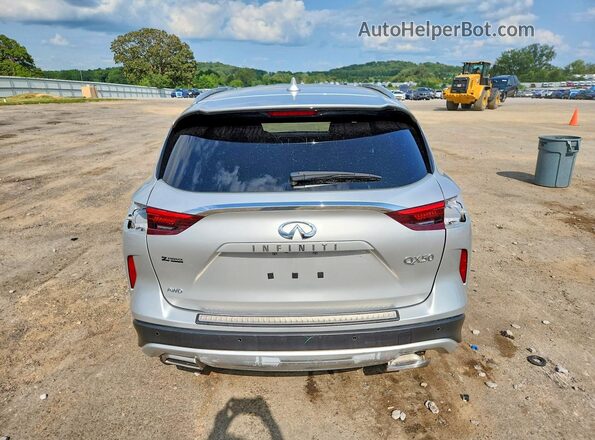 3PCAJ5CB1MF106363 2021 INFINITI QX50 Silver Вид ззаду