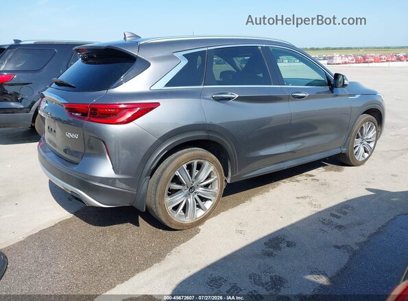 3PCAJ5CB1MF120702 2021 INFINITI QX50 Серый Задняя правая четверть