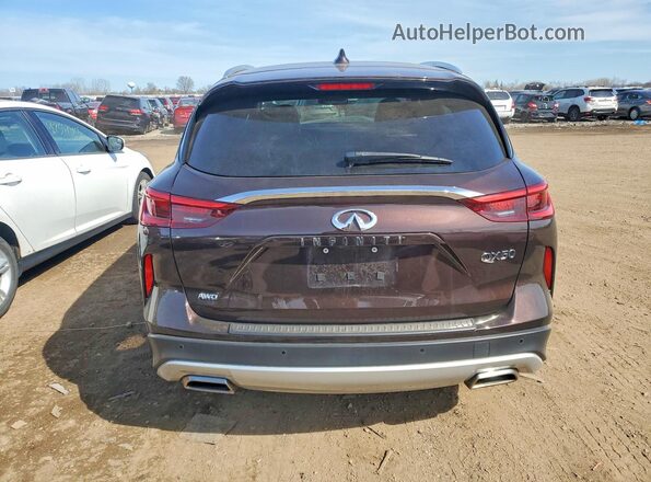 3PCAJ5CB2MF107571 2021 INFINITI QX50 Brown Widok z tyłu