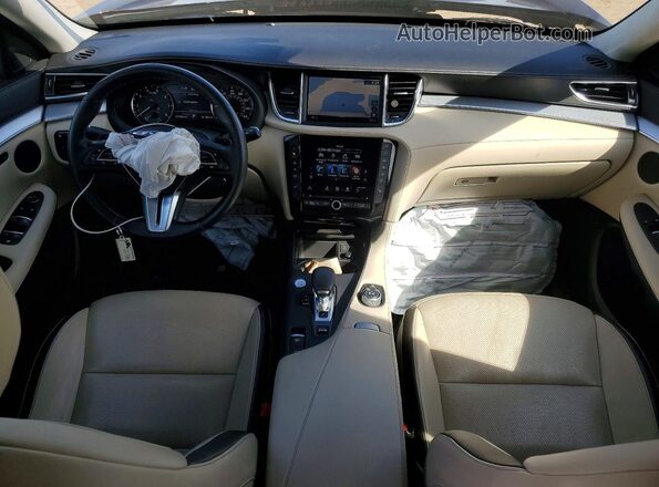 3PCAJ5CB2MF107571 2021 INFINITI QX50 Brown Widok deski rozdzielczej