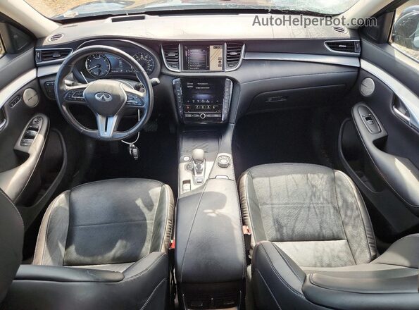 3PCAJ5CB5MF102350 2021 INFINITI QX50 Black წინა პანელის ხედი