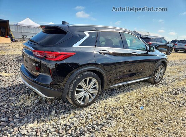 3PCAJ5CB5MF102350 2021 INFINITI QX50 Black უკანა მარჯვენა