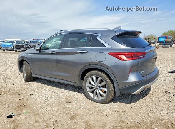 3PCAJ5CB6MF106438 2021 INFINITI QX50 Gray Trasero izquierdo