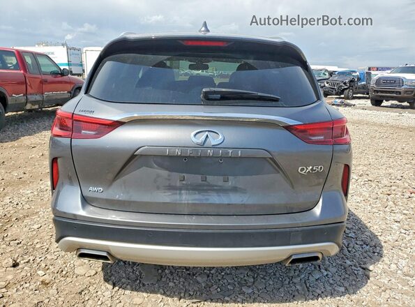 3PCAJ5CB6MF106438 2021 INFINITI QX50 Gray Vista trasera