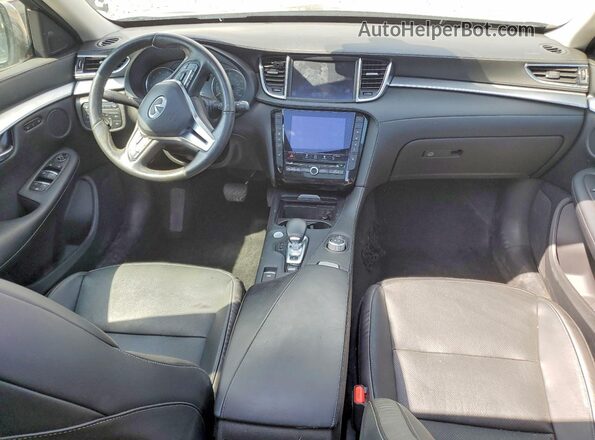 3PCAJ5CB6MF106438 2021 INFINITI QX50 Gray Vista del salpicadero
