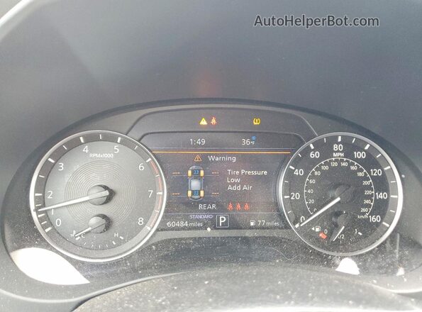 3PCAJ5CB8MF102374 2021 INFINITI QX50 Black Vista del cuadro de instrumentos
