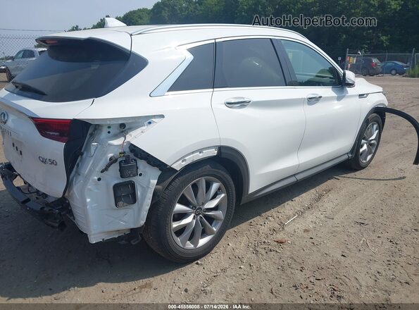 3PCAJ5CB8MF108112 2021 INFINITI QX50 White Rear right