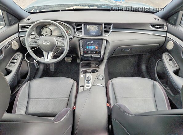 3PCAJ5FA2PF111420 2023 INFINITI QX50 Blue Vista del salpicadero