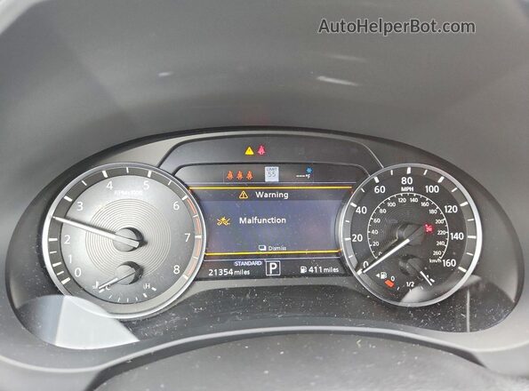 3PCAJ5FA2PF111420 2023 INFINITI QX50 Blue Vista del cuadro de instrumentos