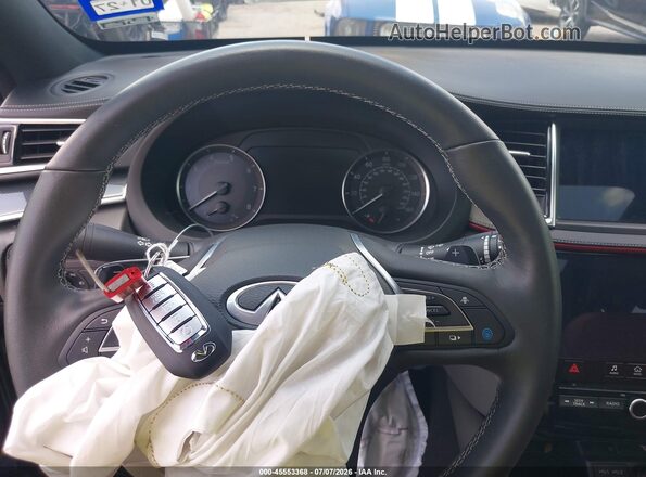 3PCAJ5FAXRF112771 2024 INFINITI QX50 Dark Blue Առջևի վահանակի տեսք