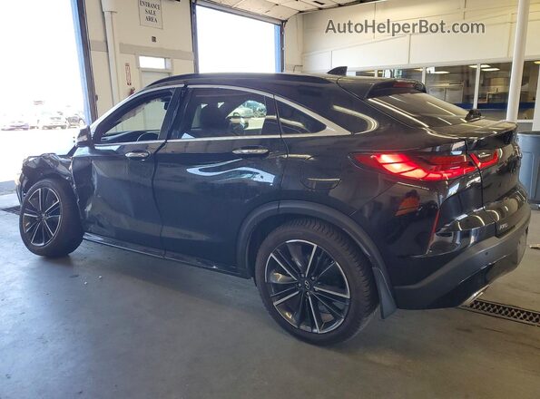 3PCAJ5J35NF102782 2022 INFINITI QX55 Black Rear left