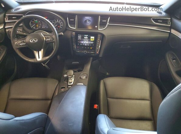 3PCAJ5J35NF102782 2022 INFINITI QX55 Black Dashboard view