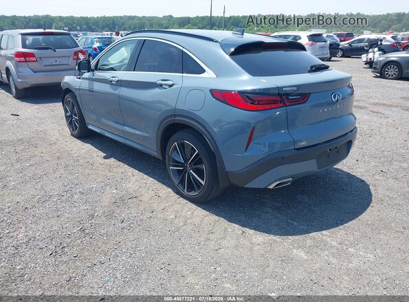 3PCAJ5J39NF111694 2022 INFINITI QX55 Синий Задняя левая четверть