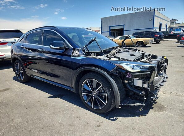 3PCAJ5JR2SF106126 2025 INFINITI QX55 Синий Передняя правая четверть