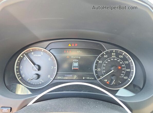 3PCAJ5JR2SF106126 2025 INFINITI QX55 Синий Вид щитка приборов