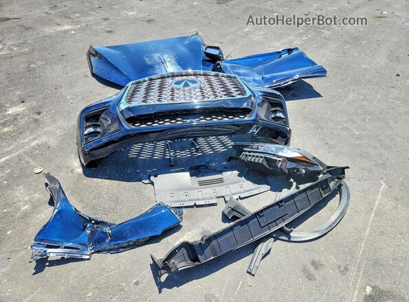 3PCAJ5JR2SF106126 2025 INFINITI QX55 Синий Вид подкапотного пространства
