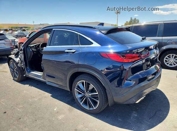 3PCAJ5JR2SF106126 2025 INFINITI QX55 Синий Задняя левая четверть