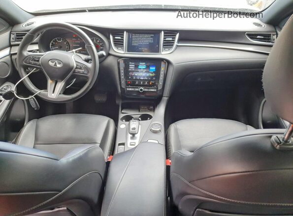 3PCAJ5JR9RF108885 2024 INFINITI QX55 Black Widok deski rozdzielczej