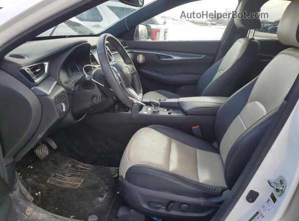 3PCAJ5K32NF101832 2022 INFINITI QX55 Cream Vista interior delantera