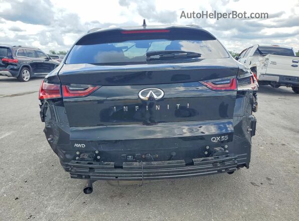 3PCAJ5K34NF113996 2022 INFINITI QX55 Black Widok z tyłu