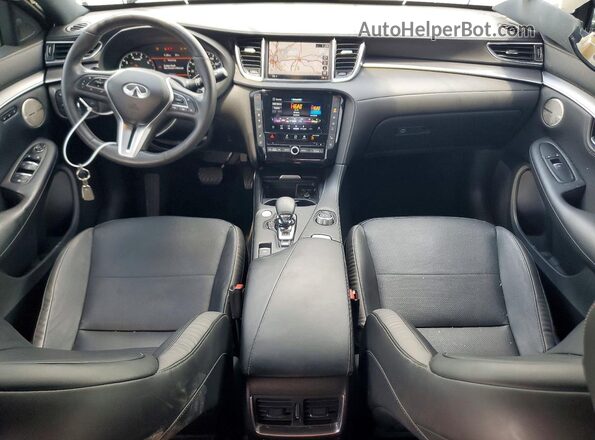 3PCAJ5K34NF113996 2022 INFINITI QX55 Black Widok deski rozdzielczej