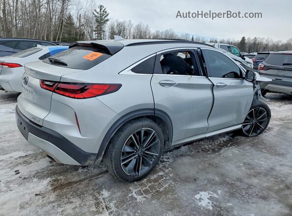 3PCAJ5K35NF105485 2022 INFINITI QX55 Серебряный Задняя правая четверть
