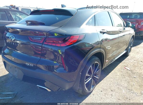 3PCAJ5K3XNF106891 2022 INFINITI QX55 Black Tył prawy