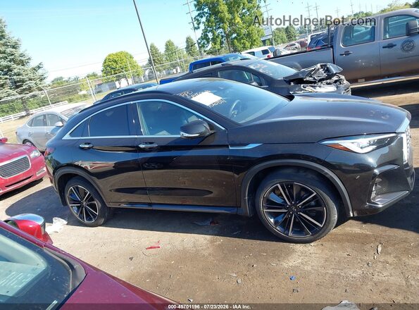 3PCAJ5K3XNF106891 2022 INFINITI QX55 Black Widok wnętrza z tyłu