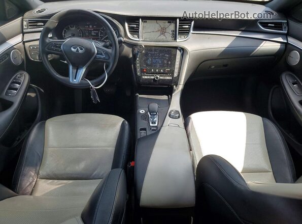 3PCAJ5KR1PF101635 2023 INFINITI QX55 Black Առջևի վահանակի տեսք