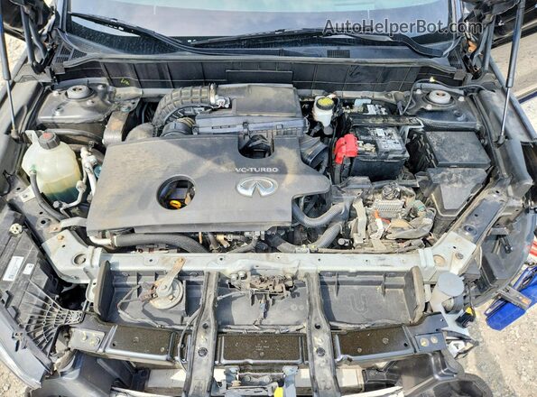 3PCAJ5L32NF102378 2022 INFINITI QX55 Black Widok komory silnika