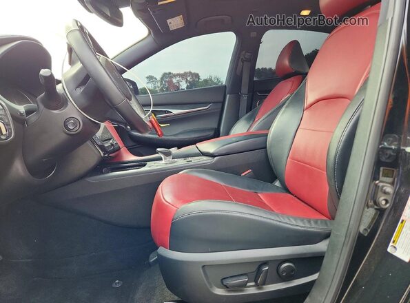 3PCAJ5L32NF102378 2022 INFINITI QX55 Black Widok wnętrza z przodu