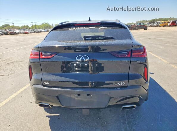 3PCAJ5LR1PF112231 2023 INFINITI QX55 Black უკანა ხედი