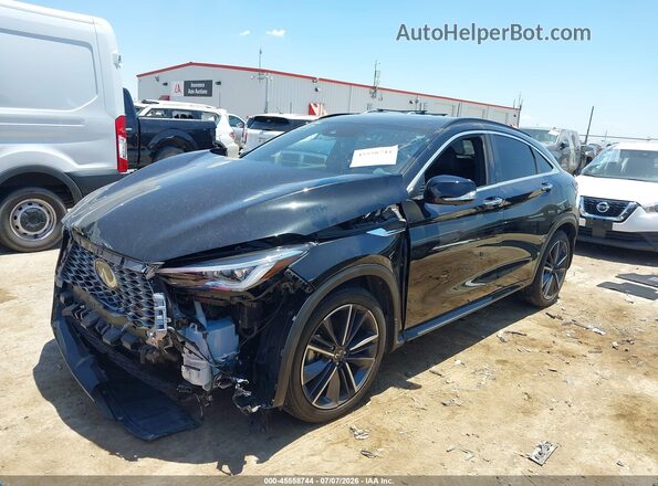 3PCAJ5LR4PF106875 2023 INFINITI QX55 Black Front left
