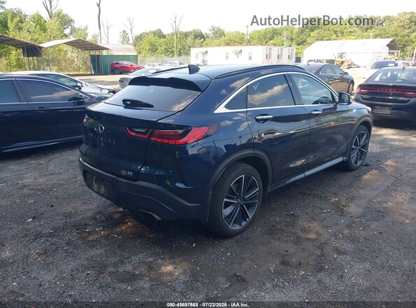 3PCAJ5LR5SF100785 2025 INFINITI QX55 Синий Задняя правая четверть
