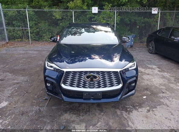 3PCAJ5LR5SF100785 2025 INFINITI QX55 Синий Вид щитка приборов