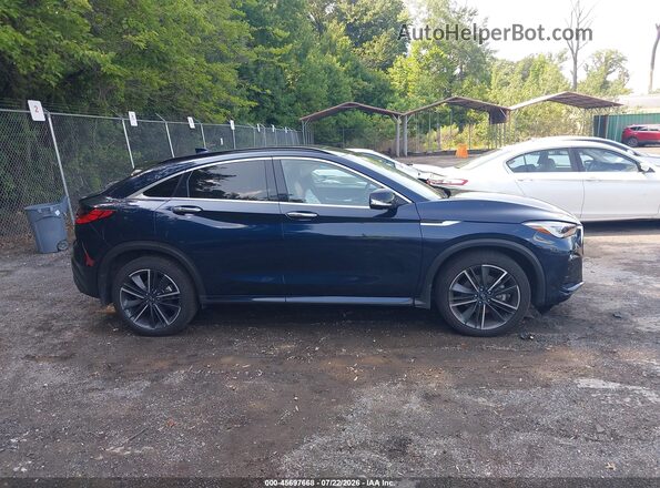 3PCAJ5LR5SF100785 2025 INFINITI QX55 Синий Вид задней части салона