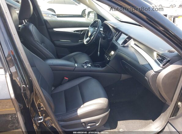3PCAJ5M10KF118846 2019 INFINITI QX50 Black Front interior view
