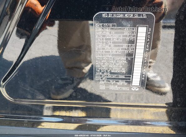 3PCAJ5M10KF118846 2019 INFINITI QX50 Black Engine compartment view