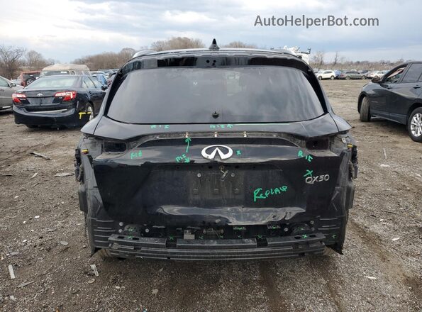 3PCAJ5M10KF134545 2019 INFINITI QX50 Black Rear view
