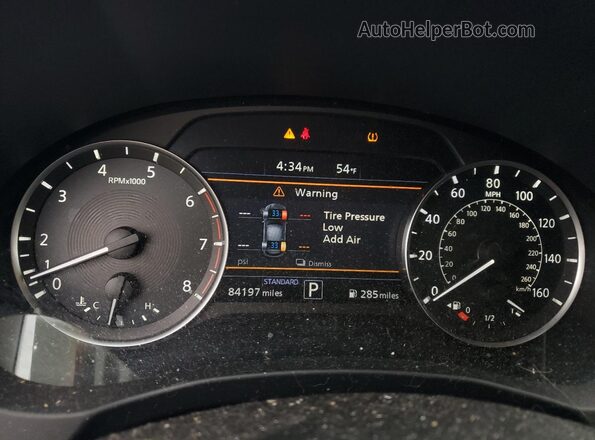 3PCAJ5M10KF134545 2019 INFINITI QX50 Black Instrument cluster view