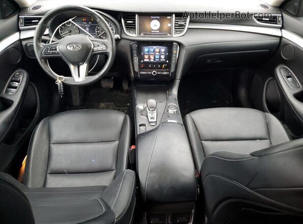 3PCAJ5M10KF134545 2019 INFINITI QX50 Black Dashboard view